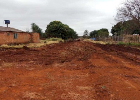 Sitioca recebe ações de patrolamento e cascalhamento no campina verde