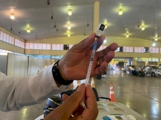 Sábado tem vacinação da Dose 1 no drive-thru