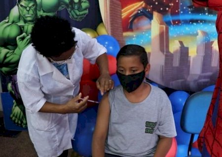 Saúde realiza hoje Dia 'D' de vacinação infantil contra a Covid-19