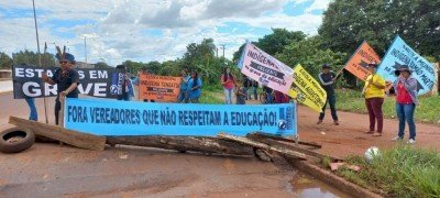 Após prefeito não melhorar proposta, educadores indígenas voltam a bloquear MS-156