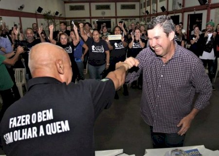 Na 1ª agenda de pré-campanha na Capital Riedel destaca união por um 'novo MS'