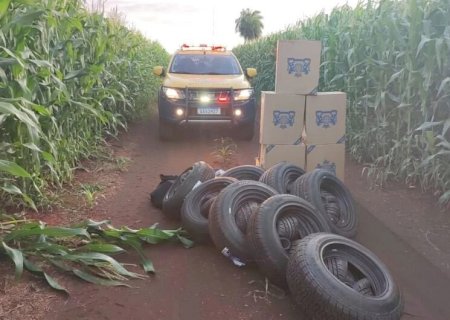 Carga de contrabando é apreendida na MS-164 em Maracaju