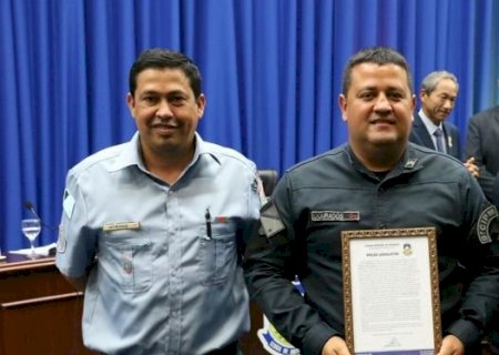 Policial de Itahum Recebe Homenagem da Câmara Municipal de Dourados