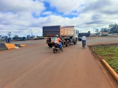Marçal cobra segurança para ciclistas e pedestres durante obras no Trevo do DOF