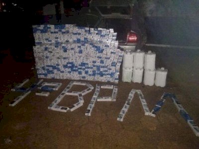 PM apreende cigarros e agrotóxicos contrabandeados na fronteira