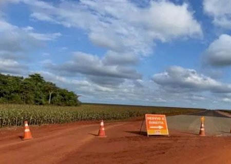 Obra da MS-162 que vai ligar Maracaju à Dourados avança para receber capa de asfalto