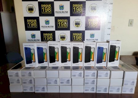 Carga de descaminho é apreendida pela Polícia Militar Rodoviária