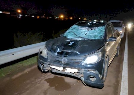 Homem de 52 anos fica gravemente ferido em acidente na noite de sexta-feira
