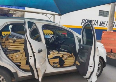 Carga de maconha avaliada em mais de R$ 1 milhão é apreendida na MS-164