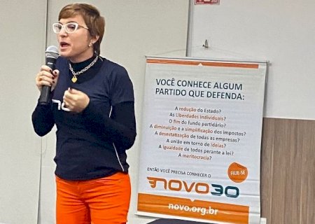 Dani disputa vaga a federal pelo Novo