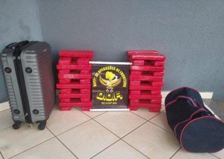 Homem que levaria drogas para o estado de Santa Catarina é preso pelo DOF