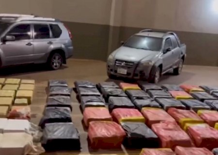Polícia localiza base do tráfico na fronteira e destrói 18 toneladas de droga