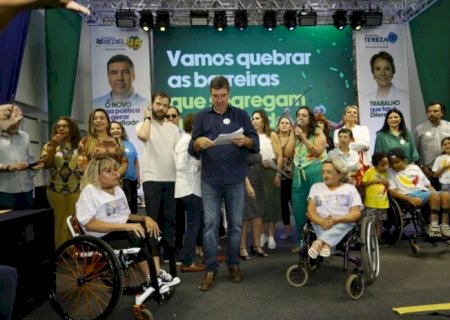 Eduardo Riedel assume compromisso com entidades e Pessoas com Deficiência