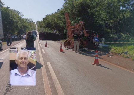 Acidente entre trator e caminhão mata idoso na BR-376