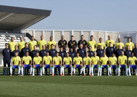 CBF divulga foto oficial da seleção para a Copa do Mundo