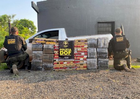 DOF recupera veículo furtado em MG com mais de meia tonelada de maconha