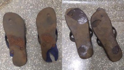 Internos do semiaberto são flagrados com cocaína no chinelo