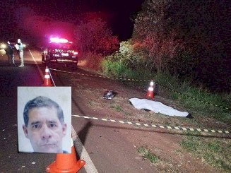 Moto colide em Saveiro, explode e mata motociclista na BR-163