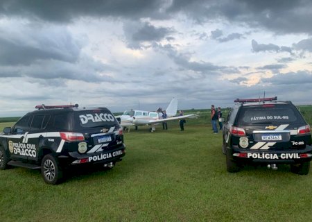Aeronave que seria carregada com cocaína é apreendida em Fátima do Sul