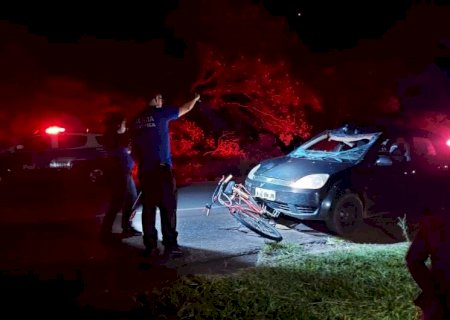Idoso tem corpo desfigurado após ser atingido por carro em rodovia