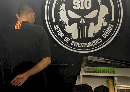 Foragido de presídio do Paraguai é preso com drogas, armas e munições