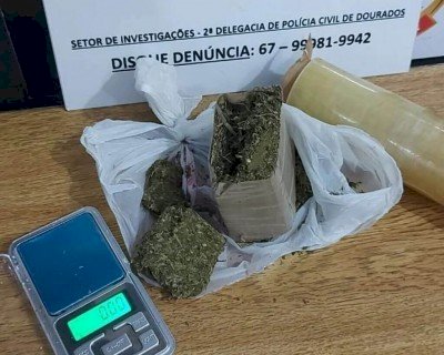Homem é preso por tráfico de drogas pela Polícia Civil em Dourados