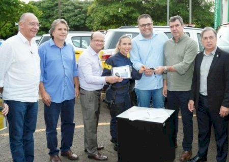 Dourados ganha cinco viaturas para a Guarda