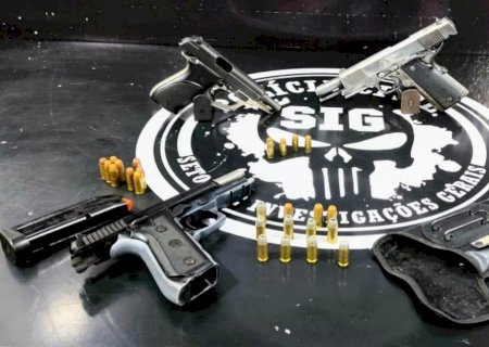 Comerciante preso com pistolas paga fiança de R$ 7,8 mil e sai da cadeia