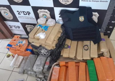 Polícia Civil apreende quase 200 quilos de maconha em entreposto