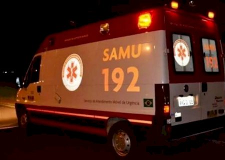 Jovem está em estado gravíssimo após acidente nesta madrugada