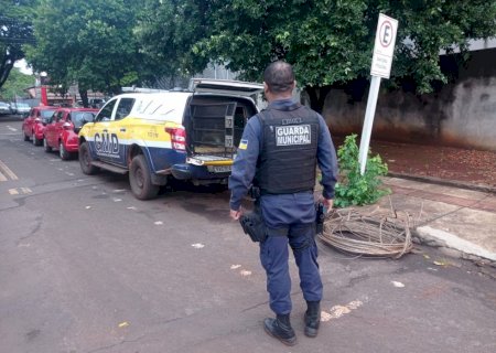 Homem furta subestação de energia e acaba preso pela Guarda Municipal