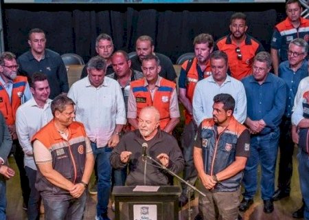 Lula destaca união de forças para ajudar vítimas de alagamento