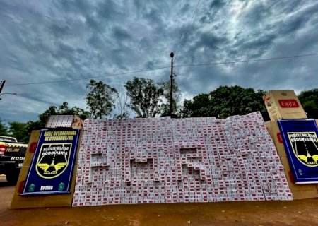 Carga de cigarro contrabandeado avaliado em R$ 85 mil é apreendida