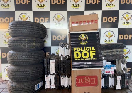 Polícia apreende R$ 50 mil em mercadorias contrabandeadas em Dourados