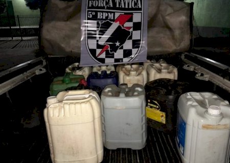 Polícia prende autores de receptação e furto de combustível