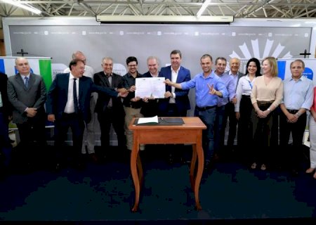 Governo assina contrato de concessão da MS-112 e de trechos da BR-158 e BR-436