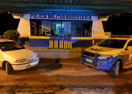 PMR apreende veículo carregado com 350 quilos de maconha