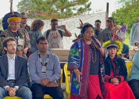 Ministra dos Povos Originários visita terra ocupadas em Rio Brilhante