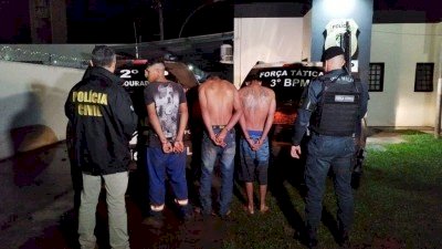 Polícia prende trio acusado pelo crime de falso frete em Dourados