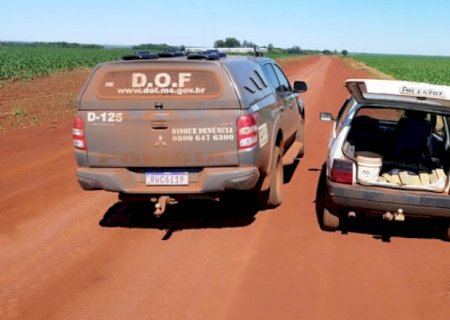 Douradense é preso pelo DOF em Laguna Carapã com 20 quilos de maconha