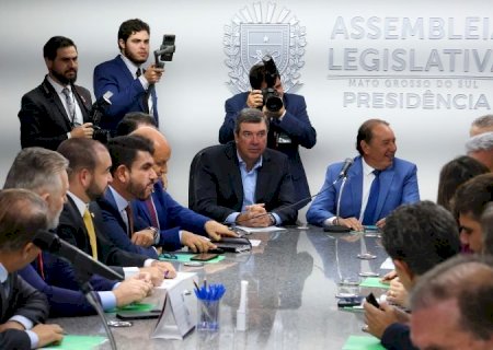 Em encontro com deputados, Governo de MS reafirma compromisso com emendas parlamentares