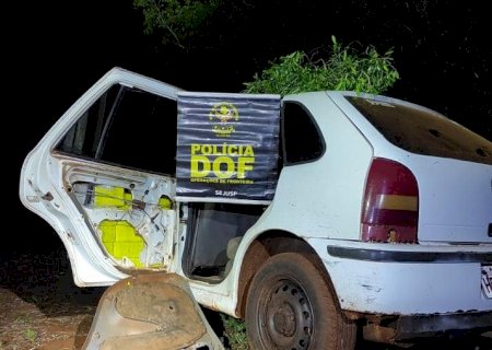 DOF apreende mais de 40 quilos de droga no Assentamento Itamarati.