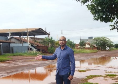 Parque dos Jequitibás em Busca de Pavimento em Ruas