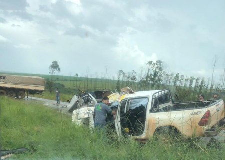 Duas pessoas morrem depois de acidente da MS-384