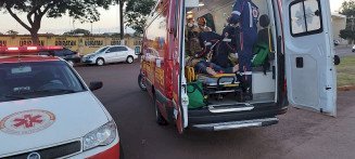 Ciclista fica gravemente ferido após ser atropelado em Dourados