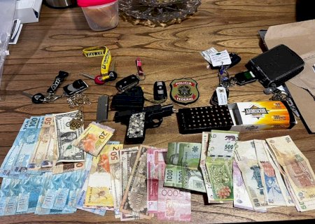 Operação da PF mira ‘gerentes financeiros’ de organização criminosa em Dourados e outras 2 cidades