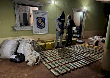Traficante brasileiro é preso com quase meia tonelada de maconha em Capitán Bado