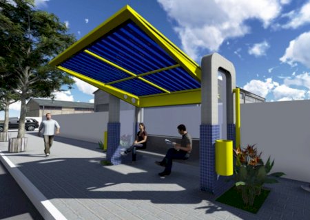 Dez novos pontos de ônibus serão construídos em Dourados