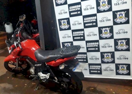 Guarda Municipal recupera moto furtada antes mesmo do registro policial