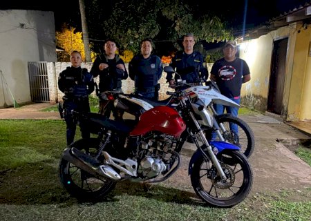 Moto roubada em Ponta Porã é recuperada em Pedro Juan Caballero